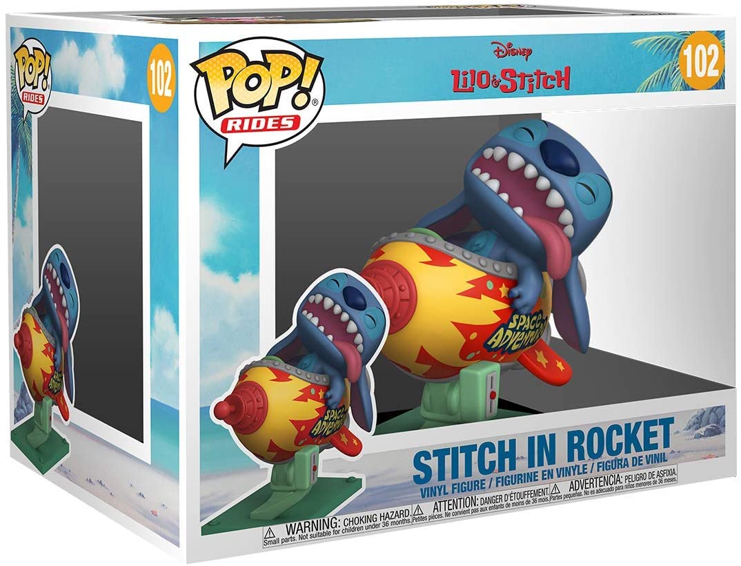 Disney Lilo e Stitch Stitch in Rocket Funko 55620 Pop! Vinile #102
