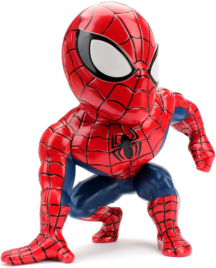 Jada 253223005 Marvel 6" Spiderman DIE-CAST Sammlerfigur, mehrfarbig