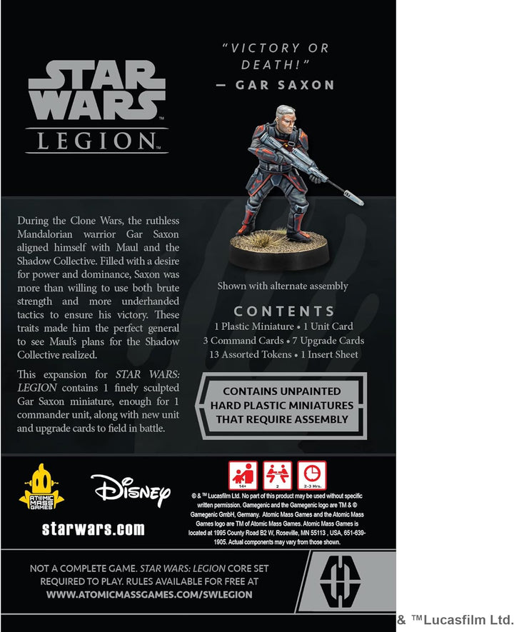 Atomare Massenspiele | Gar Saxon: Star Wars Legion | Brettspiel | Ab 14 Jahren | 2 Spielen