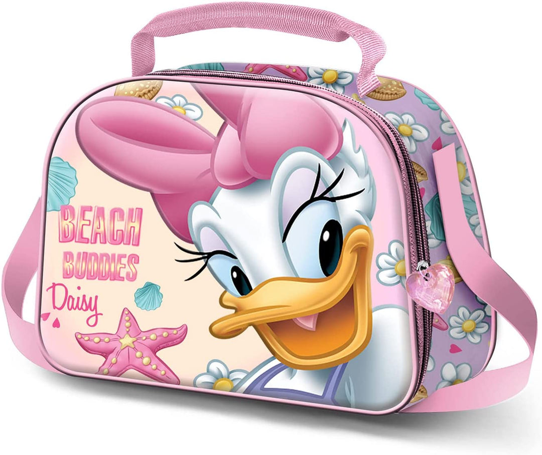 Daisy Duck Beach-3D Lunchtasche, Pink