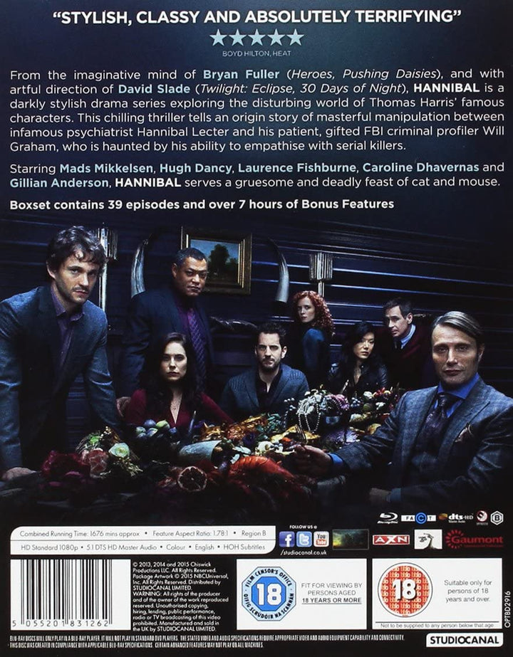 Hannibal – Staffel 1–3 – Drama [Blu-ray]