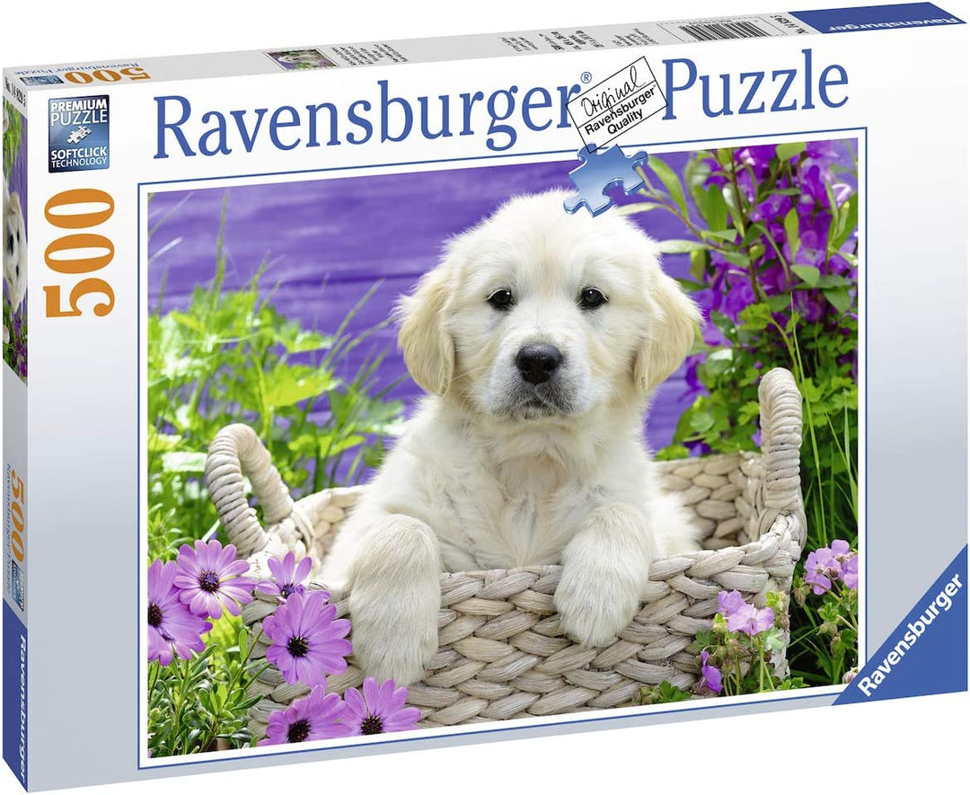 Ravensburger 14829 Sweet Golden Retriever 500pc