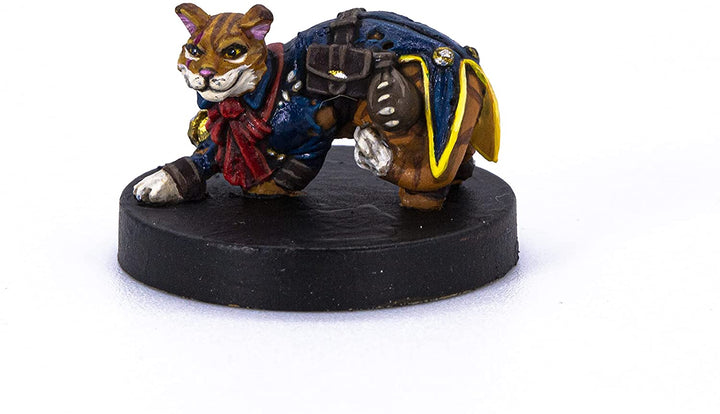 Animal Adventures: Secrets of Gullet Cove - Cats of Gullet Cove, RPG Miniatures for Roleplaying Tabletop Games Ready to Paint or Play, 5e Dungeon Crawl Campaign Compatible