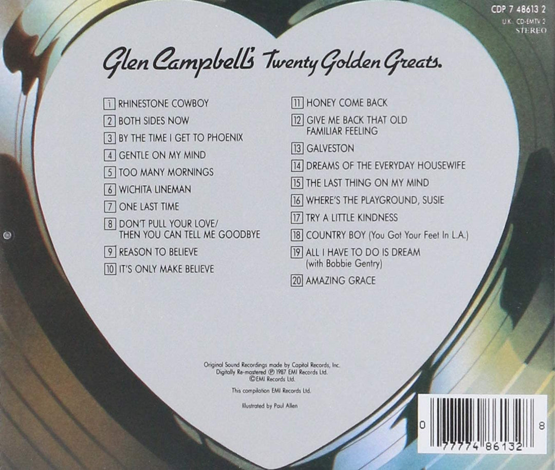 Glen Campbell – 20 Golden Greats [Audio-CD]