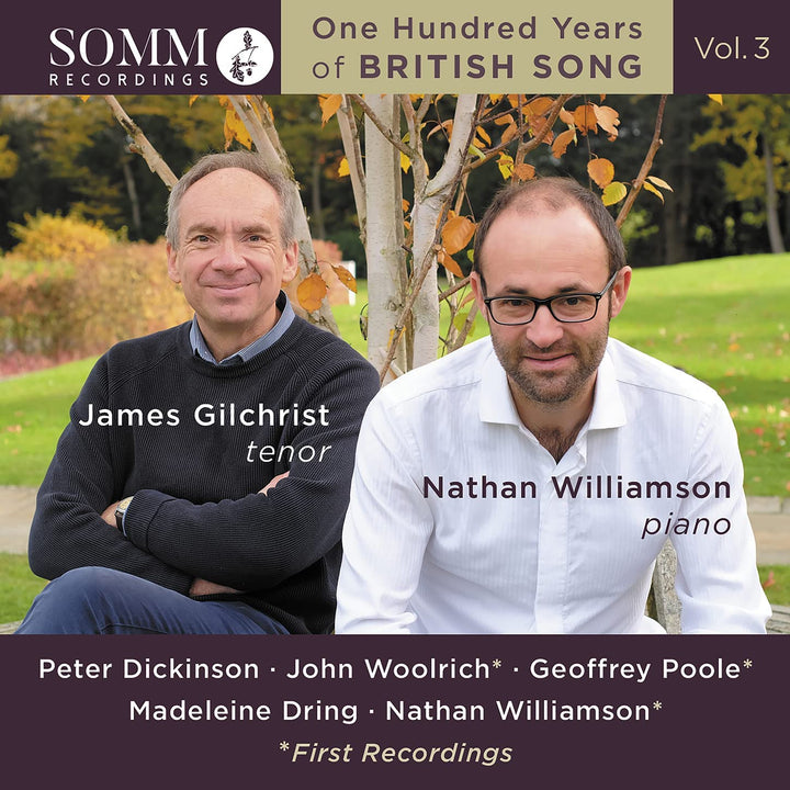 One Hundred Years of British Song, Vol. 3 [James Gilchrist; Nathan Williamson] [Audio CD]