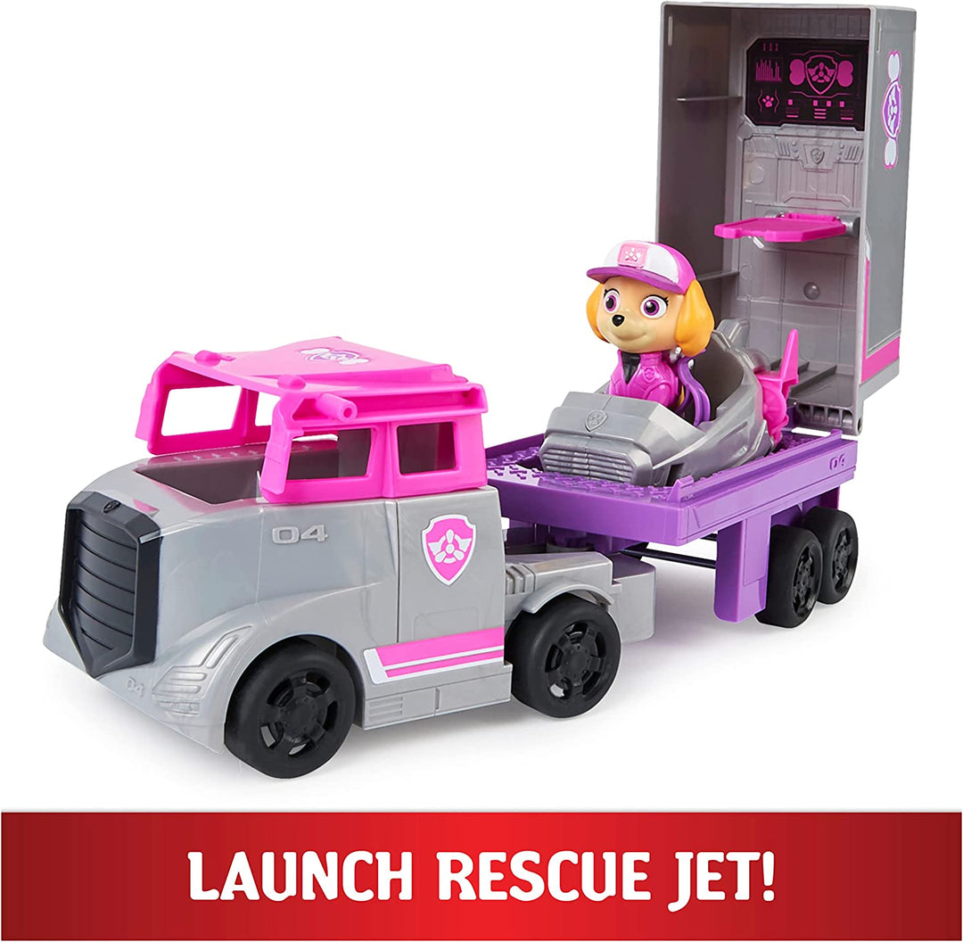PAW Patrol, Big Truck Pups Skye, verwandelnder Spielzeug-Truck mit Actionfigur zum Sammeln