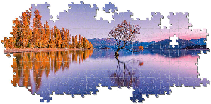 Clementoni Collection 39608, Lake Wanaka Tree Panorama Puzzle - 1000 pieces, Ages 10 Years Plus, Multi Coloured