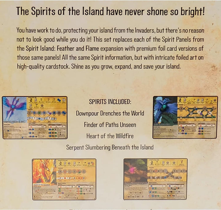 Feder &amp; Flamme – Folienplatten: Spirit Island