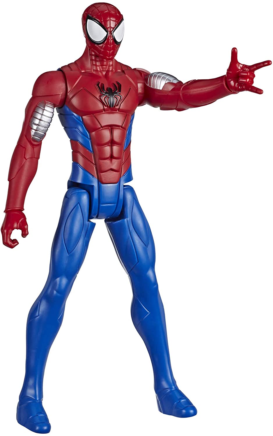 Marvel Spider-Man, Titan Hero Series Villains Armored Spider-Man 30 cm, maßstabsgetreue Superhelden-Actionfigur