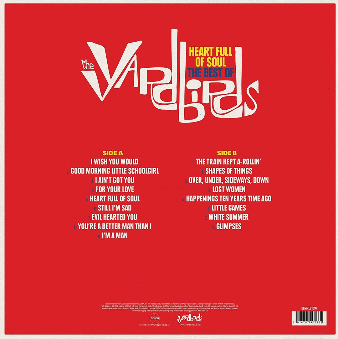 The Yardbirds: Heart Full Of Soul – The Best Of [VINYL]