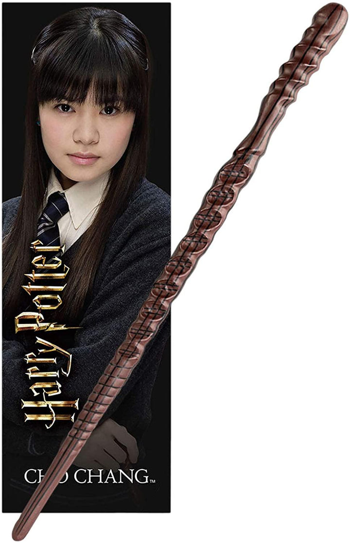 The Noble Collection Cho Chang 30cm PVC Wand with Prismatic Bookmark - Yachew