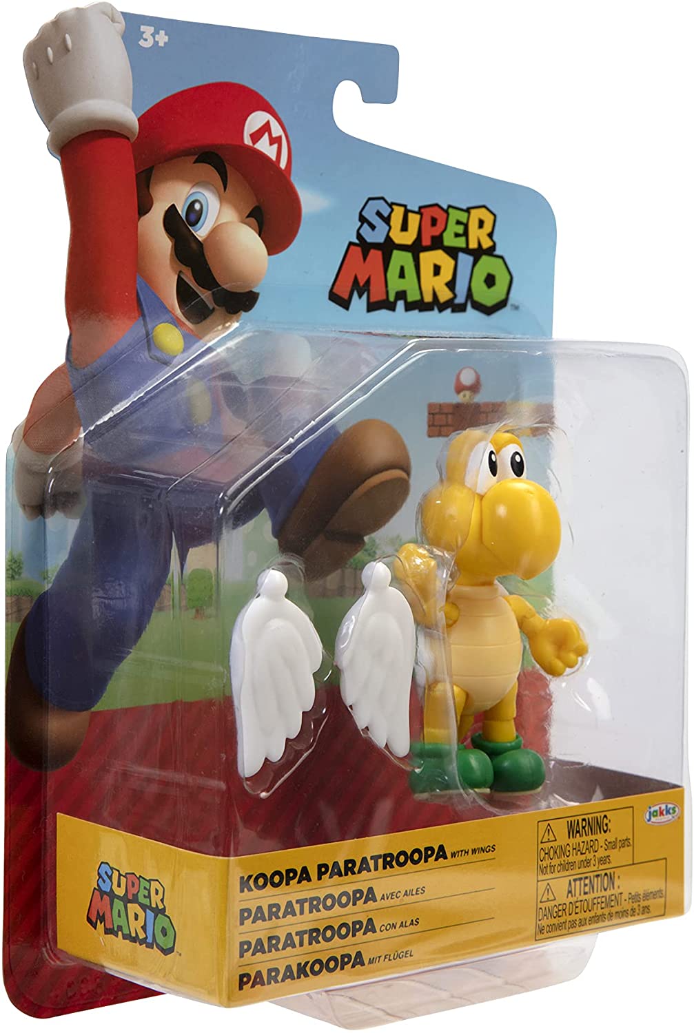 Nintendo Super Mario 4" Figure - Green Para Koopa Troopa with Wings