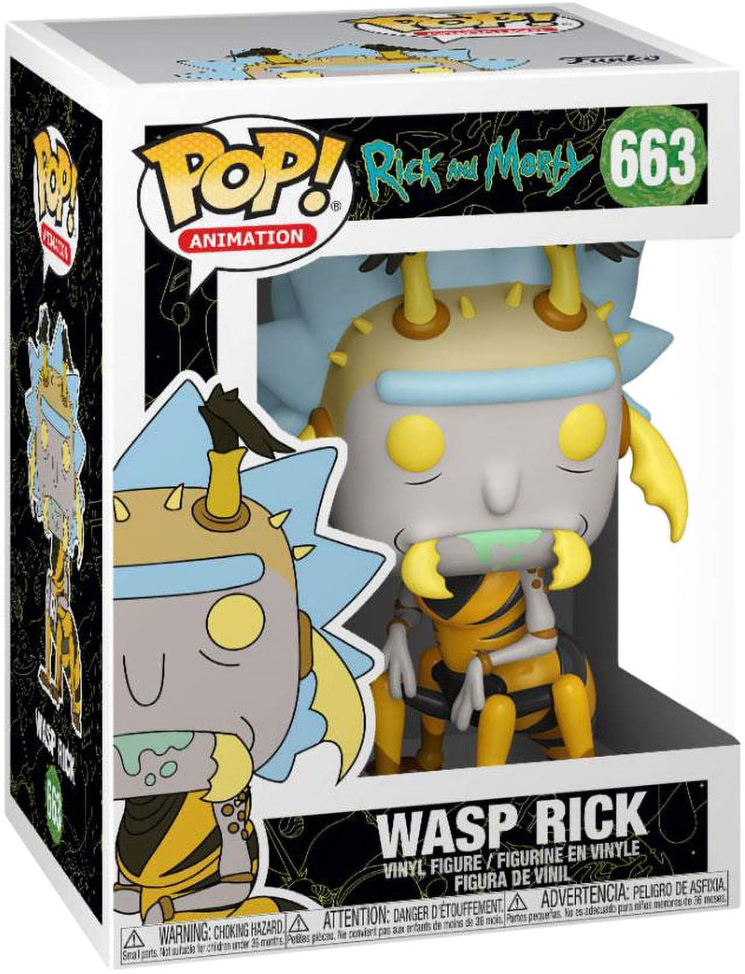 Rick &amp; Morty - Wasp Rick Funko 44255 Pop! Vinyl #663