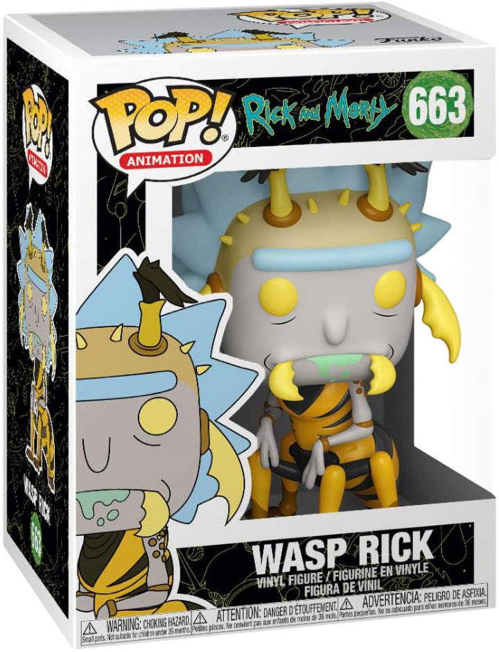 Rick &amp; Morty - Wasp Rick Funko 44255 Pop! Vinile #663