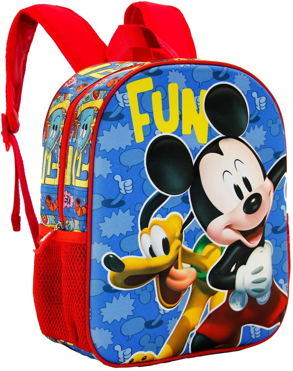 Mickey Mouse Fun-Kleiner 3D-Rucksack, mehrfarbig