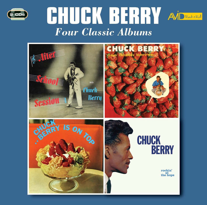 Four Classic Albums (After School Session / One Dozen Berrys / Chuck Berry Is On Top / Rockin' At The Hops) - Chuck Berry [Audio CD]