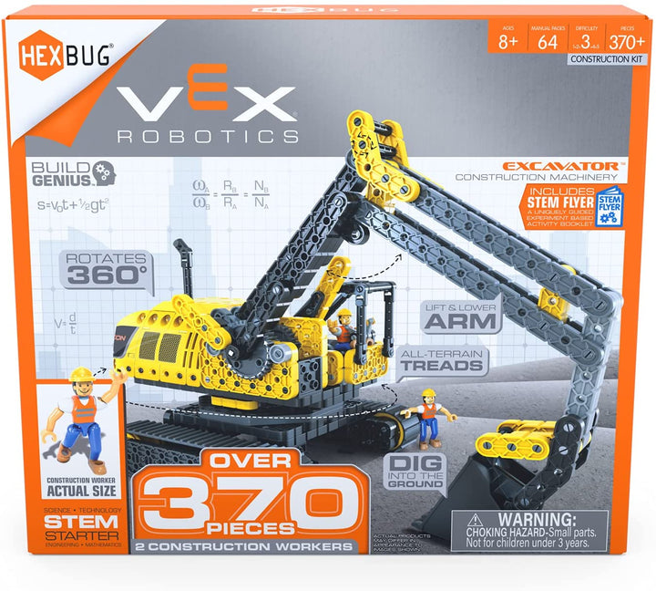 HEXBUG VEX Robotics Bagger, baubares Konstruktionsspielzeug, Geschenk für Jungen und Mädchen