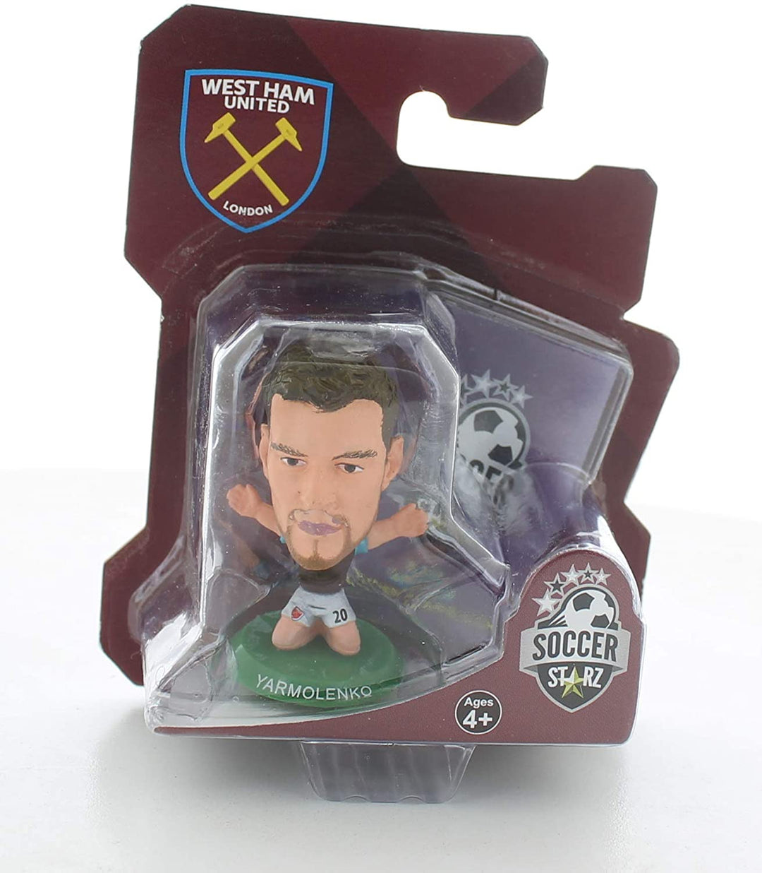 SoccerStarz - West Ham Andriy Yarmolenko - Thuistenue (klassiek) /Cijfers