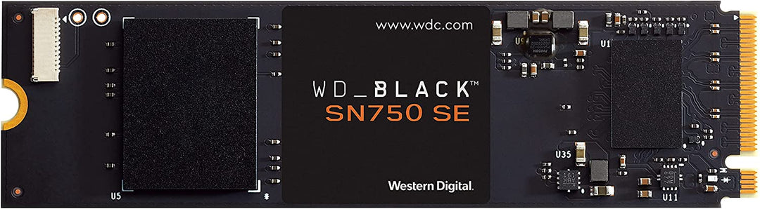 WD_BLACK SN750 SE 500 GB M.2 2280 PCIe Gen4 NVMe Gaming SSD mit bis zu 3600 MB/s Lesegeschwindigkeit