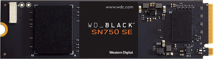 WD_BLACK SN750 SE 500 GB M.2 2280 PCIe Gen4 NVMe Gaming SSD mit bis zu 3600 MB/s Lesegeschwindigkeit