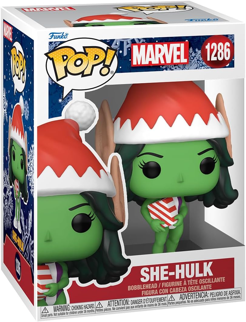 Funko POP! Marvel: Holiday - She-Hulk - Collectable Vinyl Figure