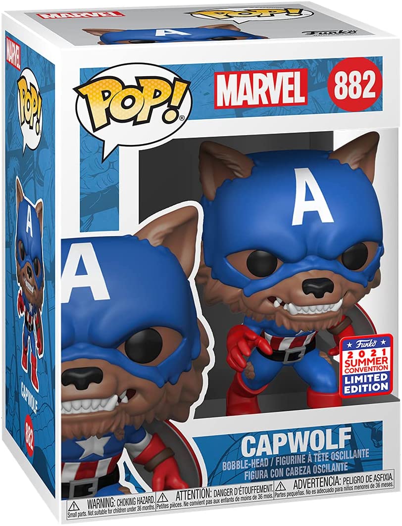 Marvel Capwolf Exclu Funko 55506 Pop! Vinyl Nr. 882
