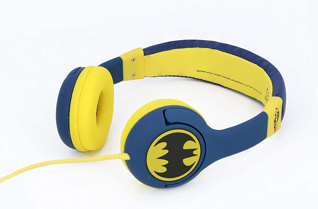 OTL Technologies Kinderkopfhörer – Batman Bat Signal kabelgebundene Kopfhörer für Kinder