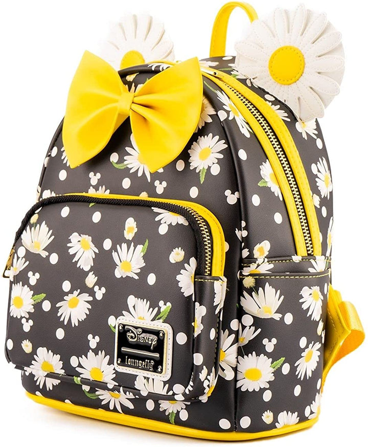 Loungefly Disney Minnie Mouse Daisies Womens Double Strap Shoulder Bag Purse