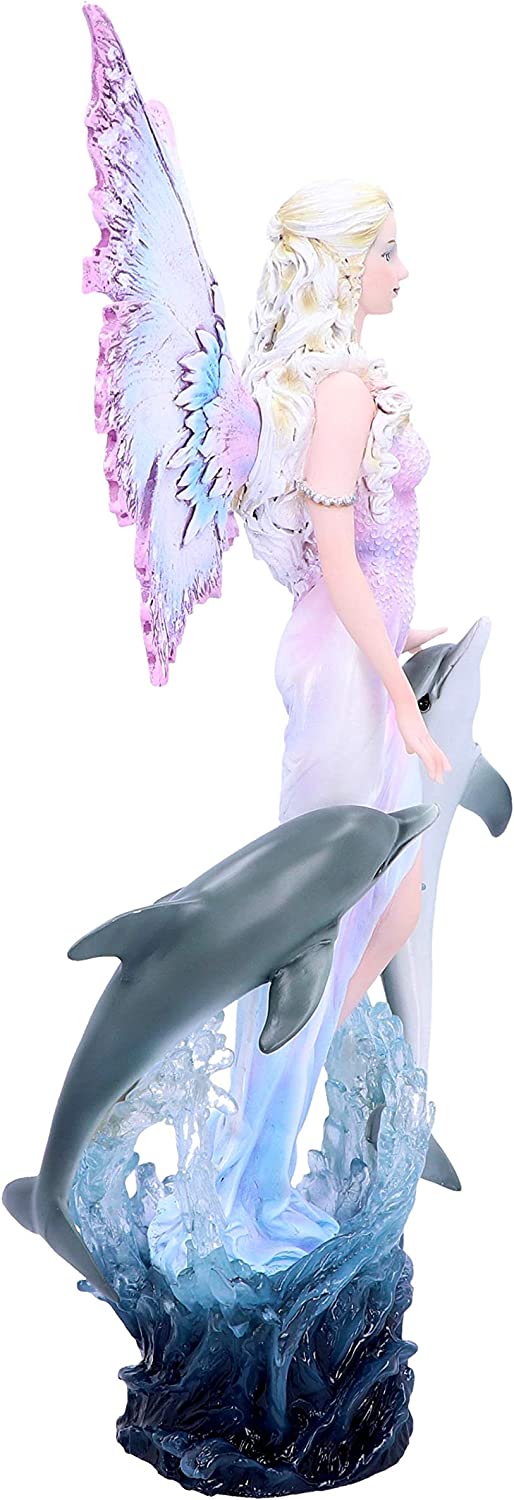 Nemesis Now Delphinia Feenfigur, 39,5 cm, Rosa