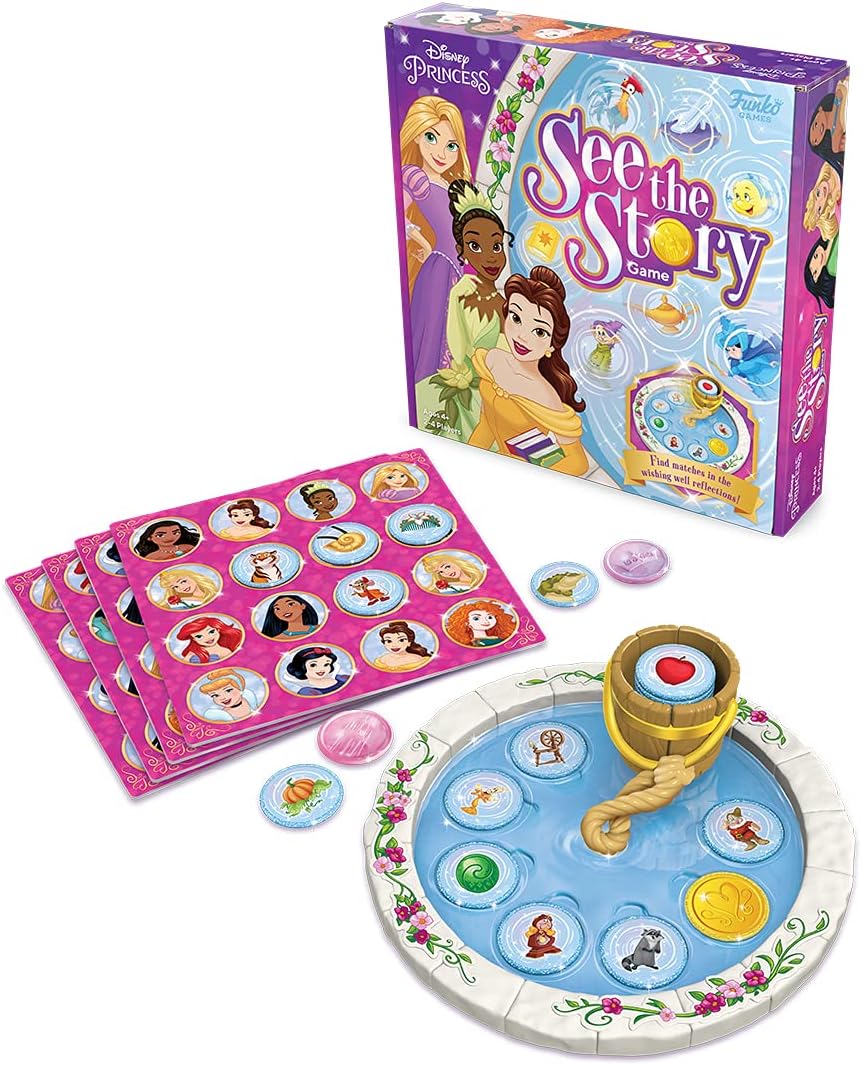 Funko 53754 Signature Games: Disney Princess See The Story Game