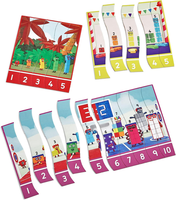 Learning Resources HM95403-UK Numberblocks Sequenzierungspuzzle, Einheitsgröße