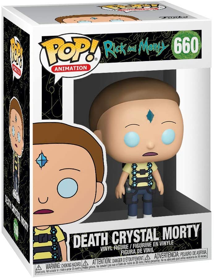 Rick &amp; Morty Death Crystal Morty Funko 44249 Pop! Vinyle #660