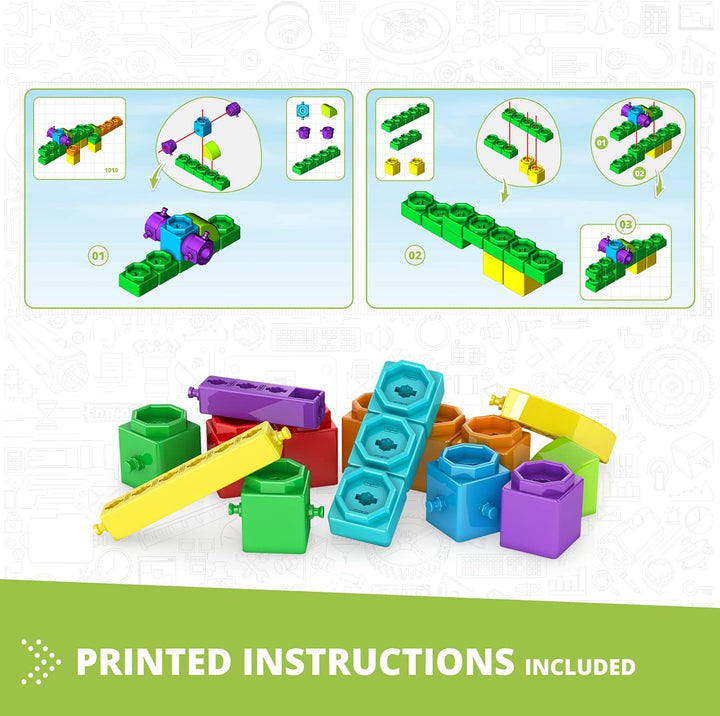 ENGINO - QBOIDZ „Alligator“ mit 5 Bonusmodellen Bausteine ​​für Kinder