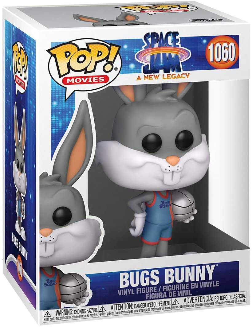 Space Jam Un nuevo legado Bugs Bunny Funko 55976 Pop! Vinilo n. ° 1060