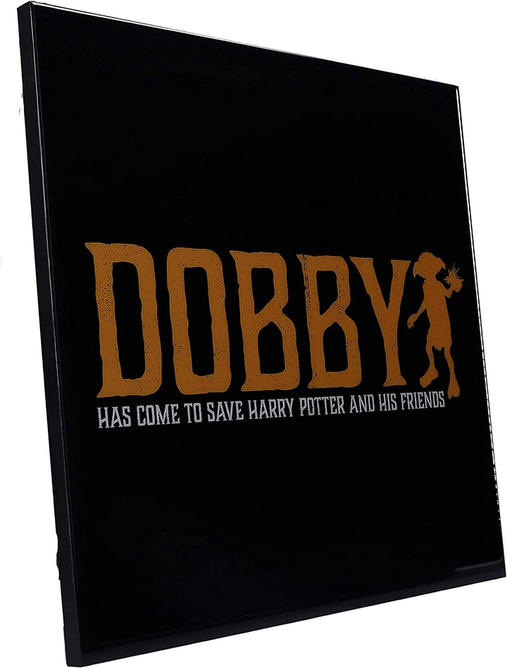 Nemesis Now House Elf Dobby Save Harry Potter Kristallklares Bild, Schwarz,