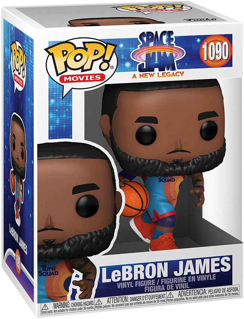 Space Jam Un nuevo legado Lebron James Funko 56356 Pop! Vinilo n. ° 1090