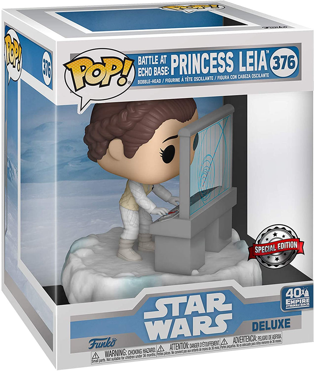 Star Wars Battle At Echo Base Princess Leia Excluye Funko 45901 Pop. Vinilo n. ° 376