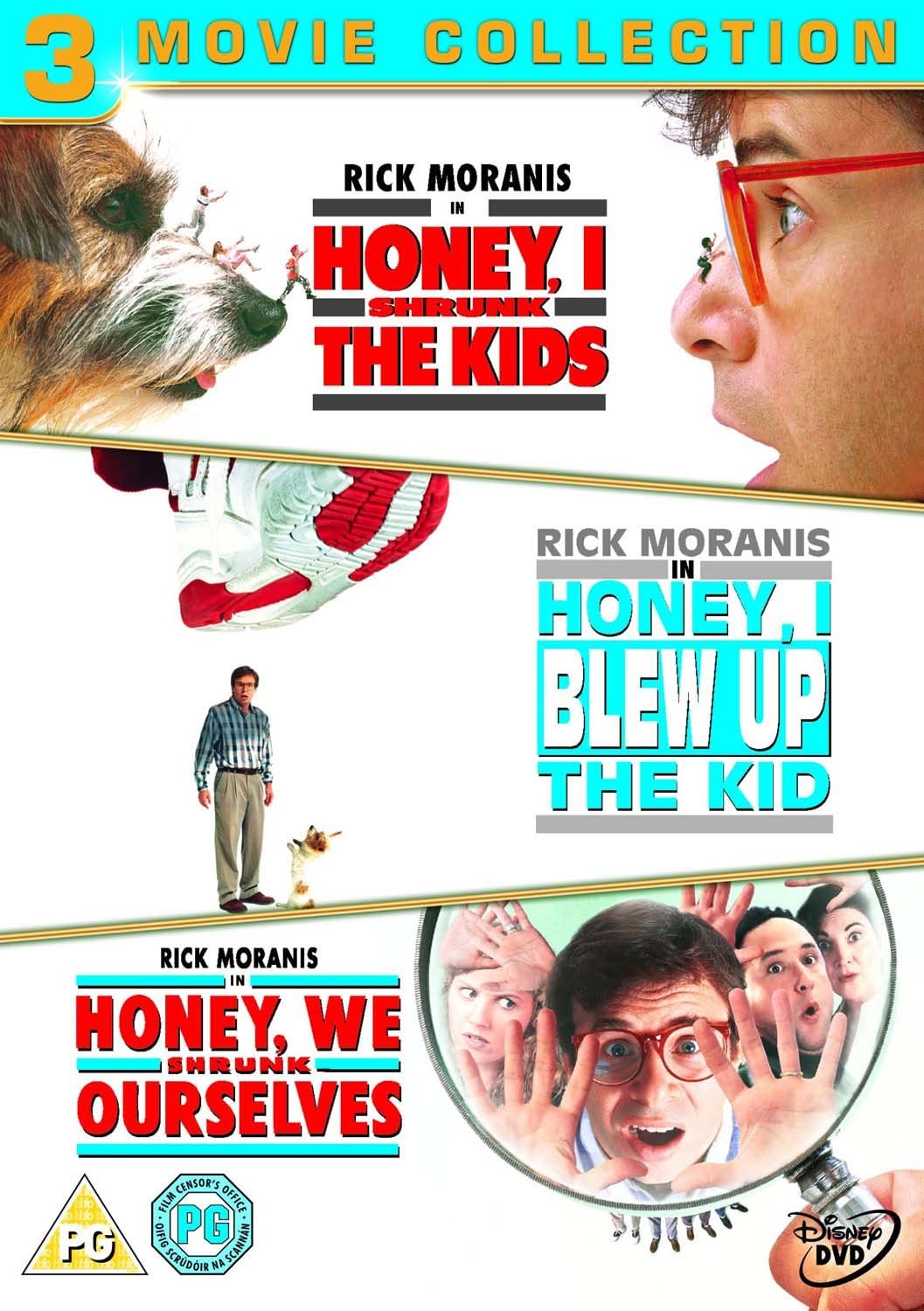 Liebling, ich habe die Kinder geschrumpft / Liebling, ich habe ein riesiges Kind in den Himmel gejagt / Liebling, wir haben uns geschrumpft - 3-Film-Kollektion [DVD]