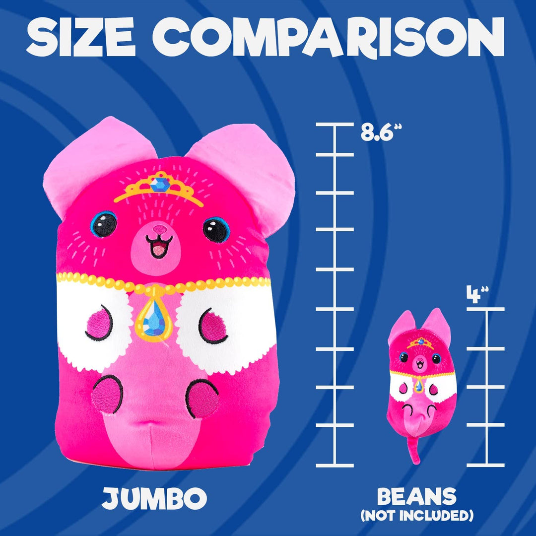Dogs vs Squirls - Jumbo - Chachee - Super Soft and Squishy Stuffed Bean-Filled P