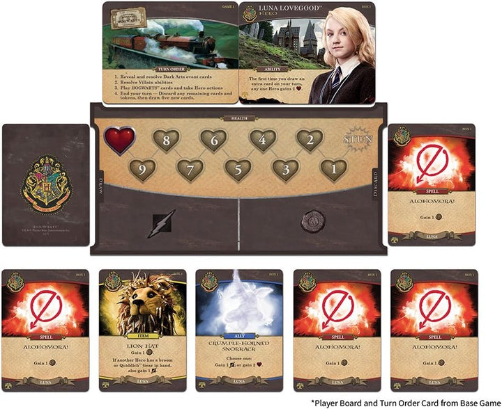 USAopoly – Harry Potter: Hogwarts Battle – Box of Monsters Erweiterung – Brettspiel