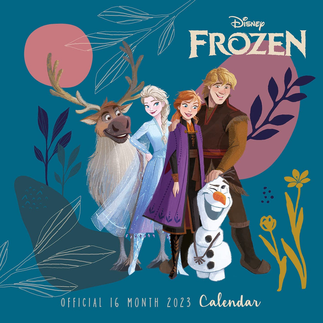 Disney Frozen Kalender 2023 – Monatsplaner 30 cm x 30 cm – offizielles Merchandise