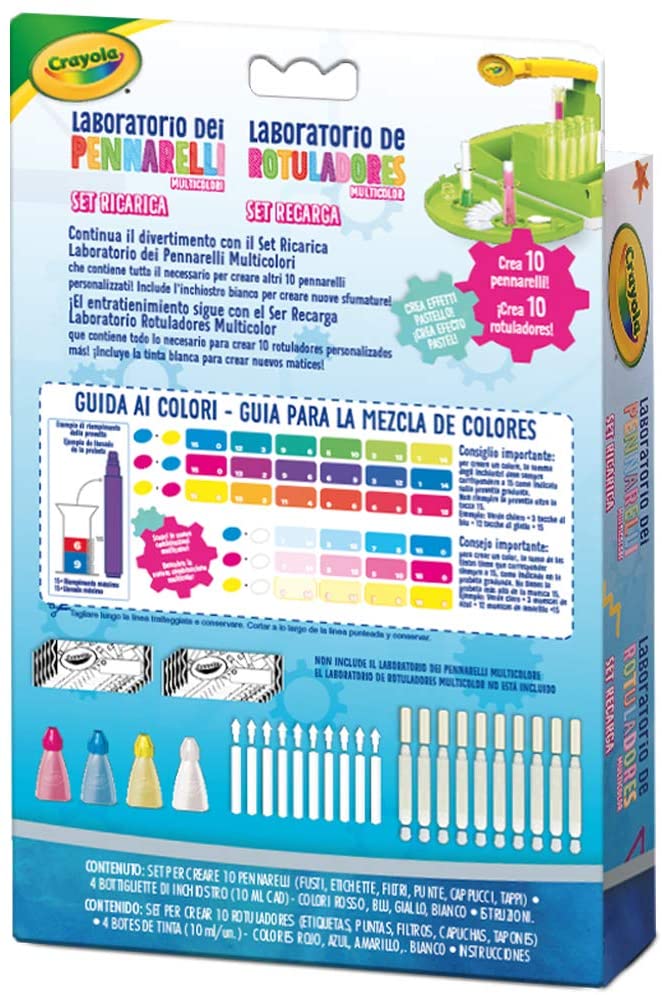 CRAYOLA-Laboratory Nachfüllset mit mehrfarbigen Markern, 25-5962