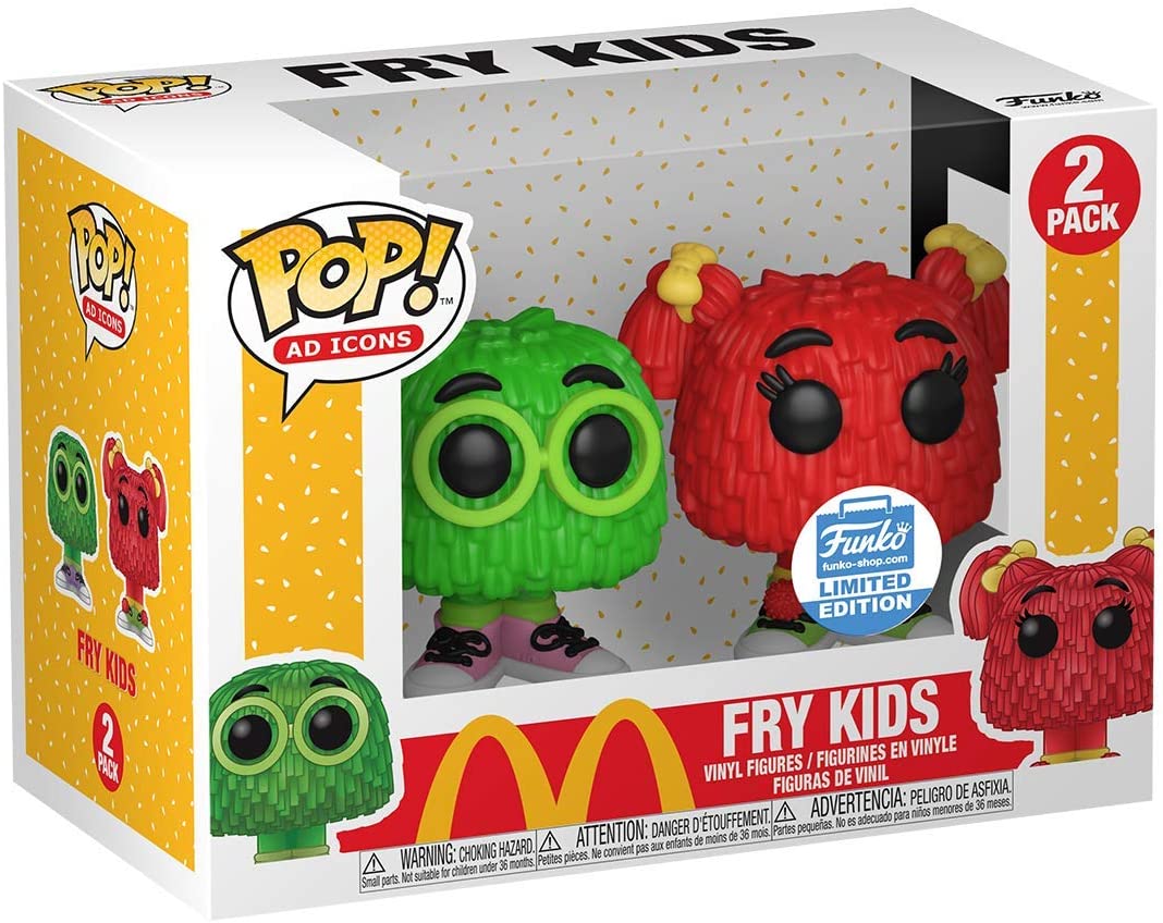 Ad Icons - Mcdonalds Fry Kids [Green & Red] 2 Pack Exclusive Funko 47762 Pop! Vinyl