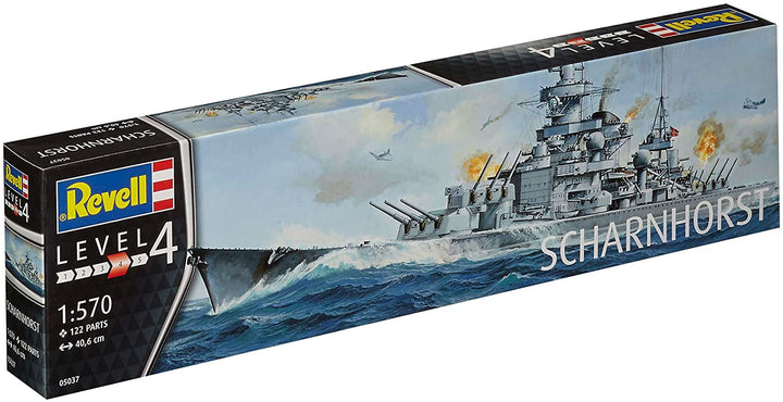 Revell 54195 05037 Battleship Scharnhorst Model Kit, Various