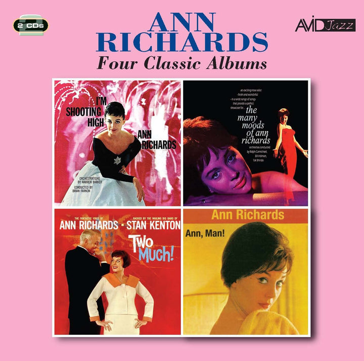 Vier klassische Alben (I'm Shooting High / The Many Moods Of Ann Richards / Two Much! / Ann, Man!) - Ann Richards [Audio-CD]