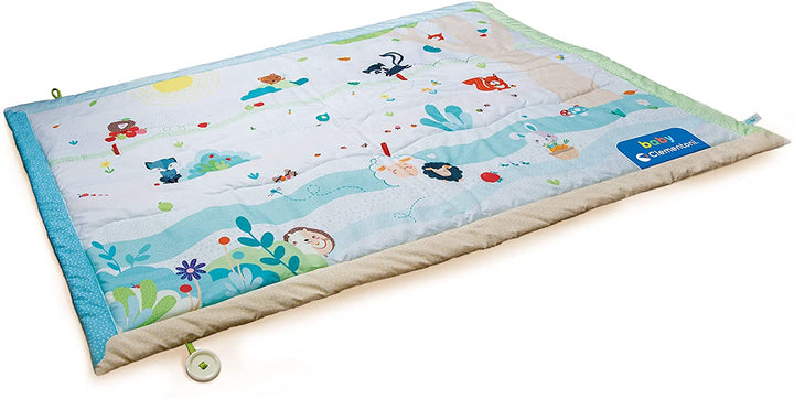 Clementoni 17318 You-17318-Large Carpet-New-Born Baby Toys-Play Crawling mat Suitable for 0 Months and Older-Machine Washable, Multi-Colour