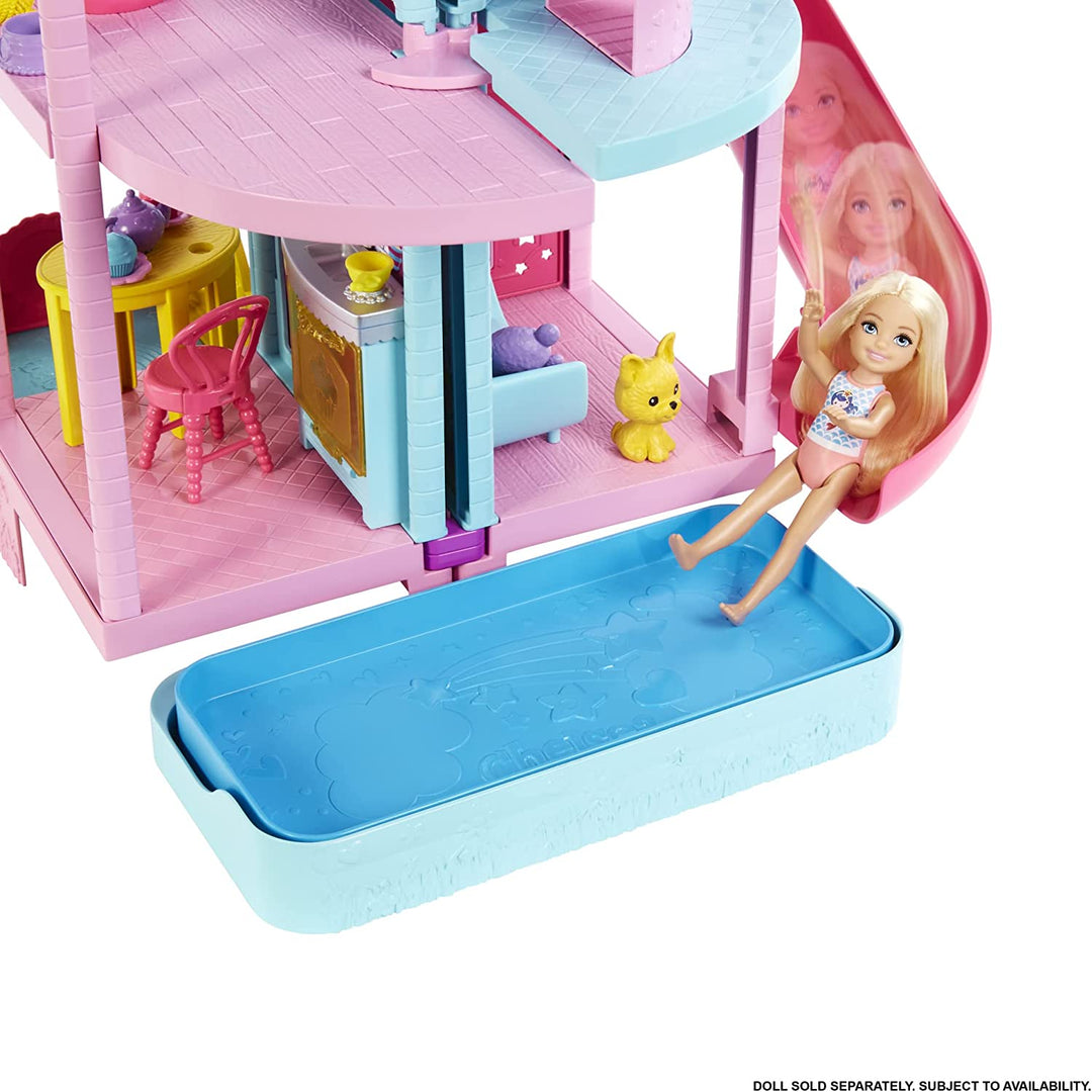 Barbie Chelsea Playhouse (~20-in) Dollhouse with Pets & 15+ Accessories