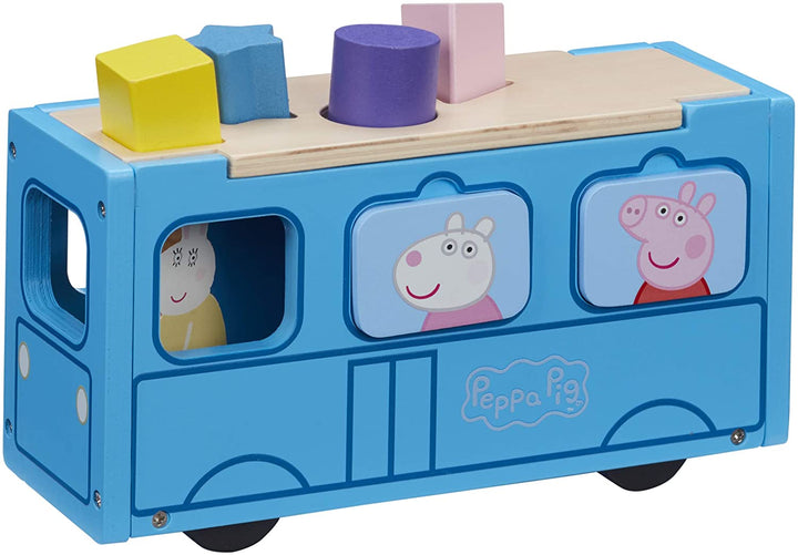 Peppa Pig 07222 Scuolabus in legno