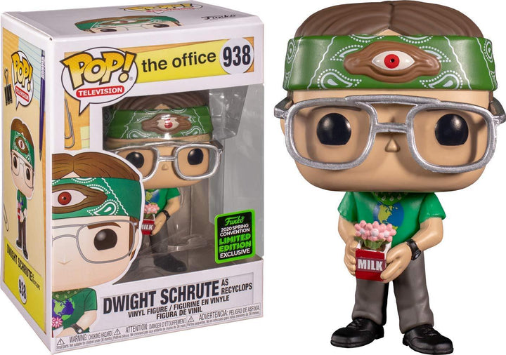 The Office Dwight Schrute (como Recyclops) Exclusivo Funko 45916 Pop! Vinilo #938