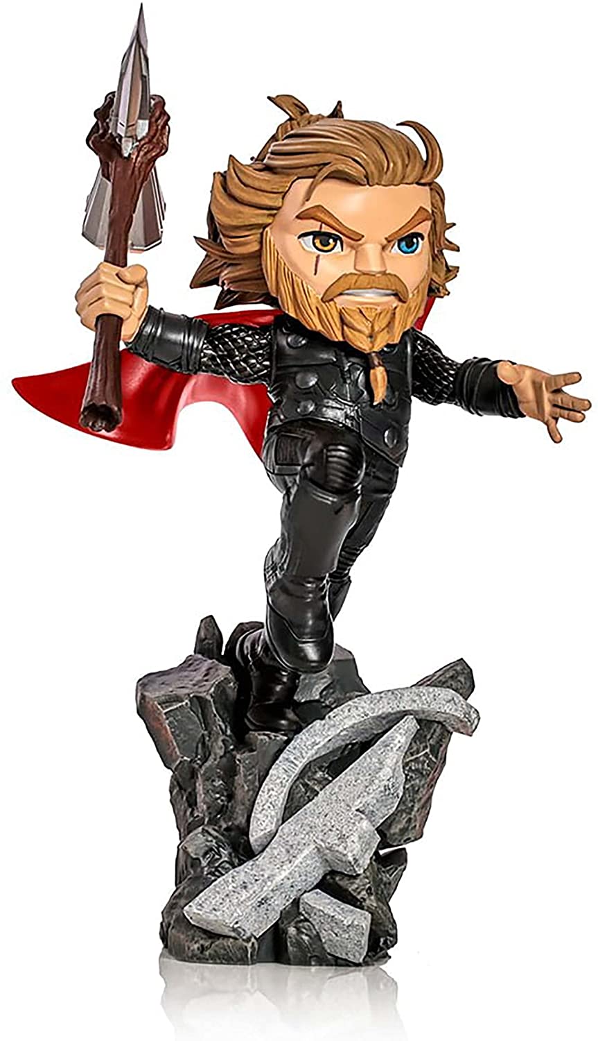 Iron Studios Marvel Avengers: Endgame | Thor MiniCo 7" Statue Collectible and Fi